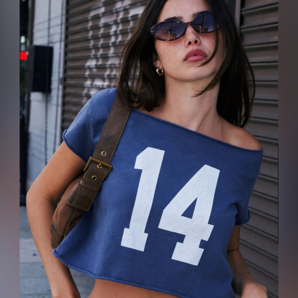 John Galt Hailie 14 Off-The-Shoulder Short Sleeve Top